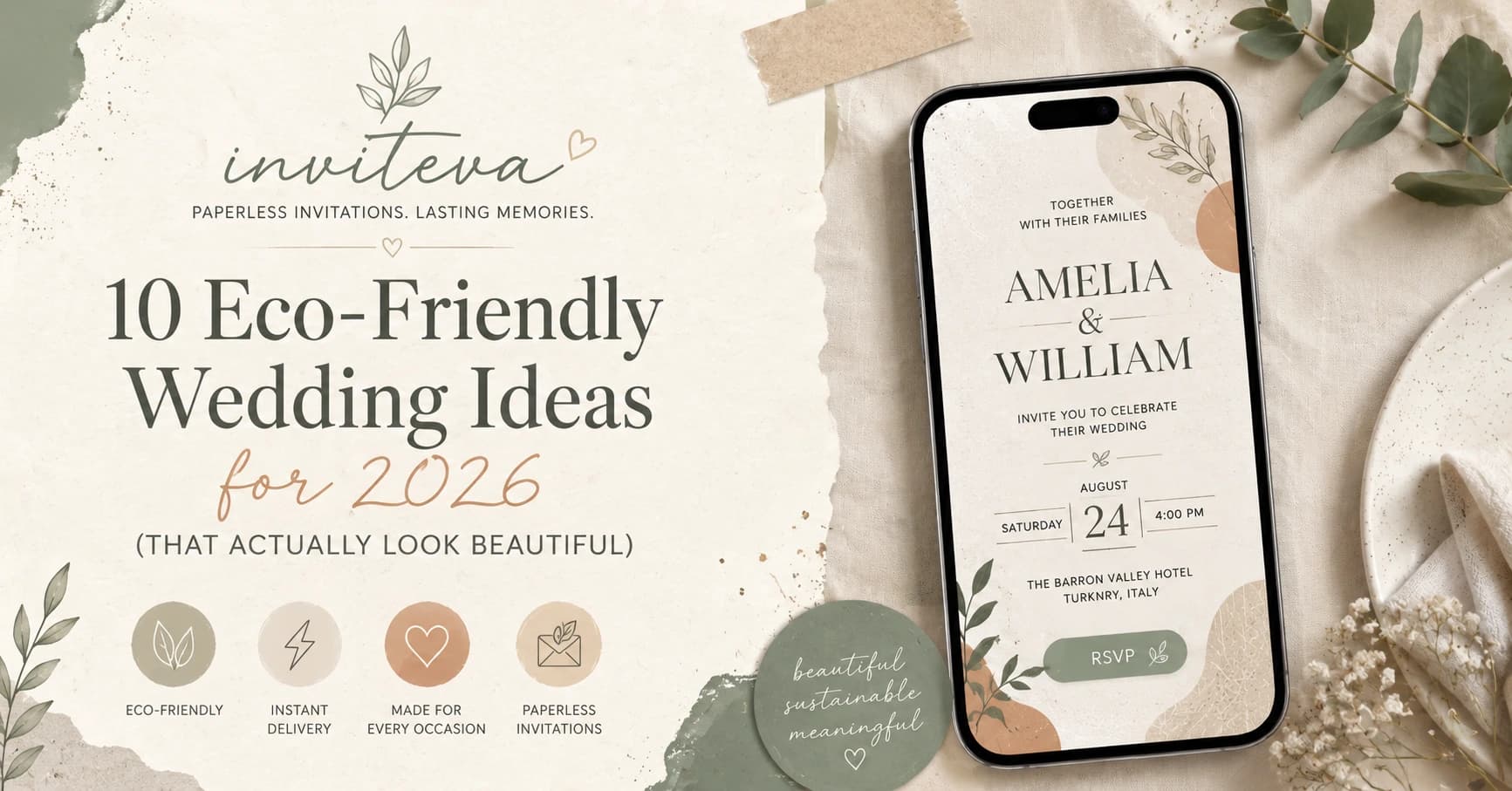 10 Eco-Friendly Wedding Ideas for 2026 (That Actually Look Beautiful)